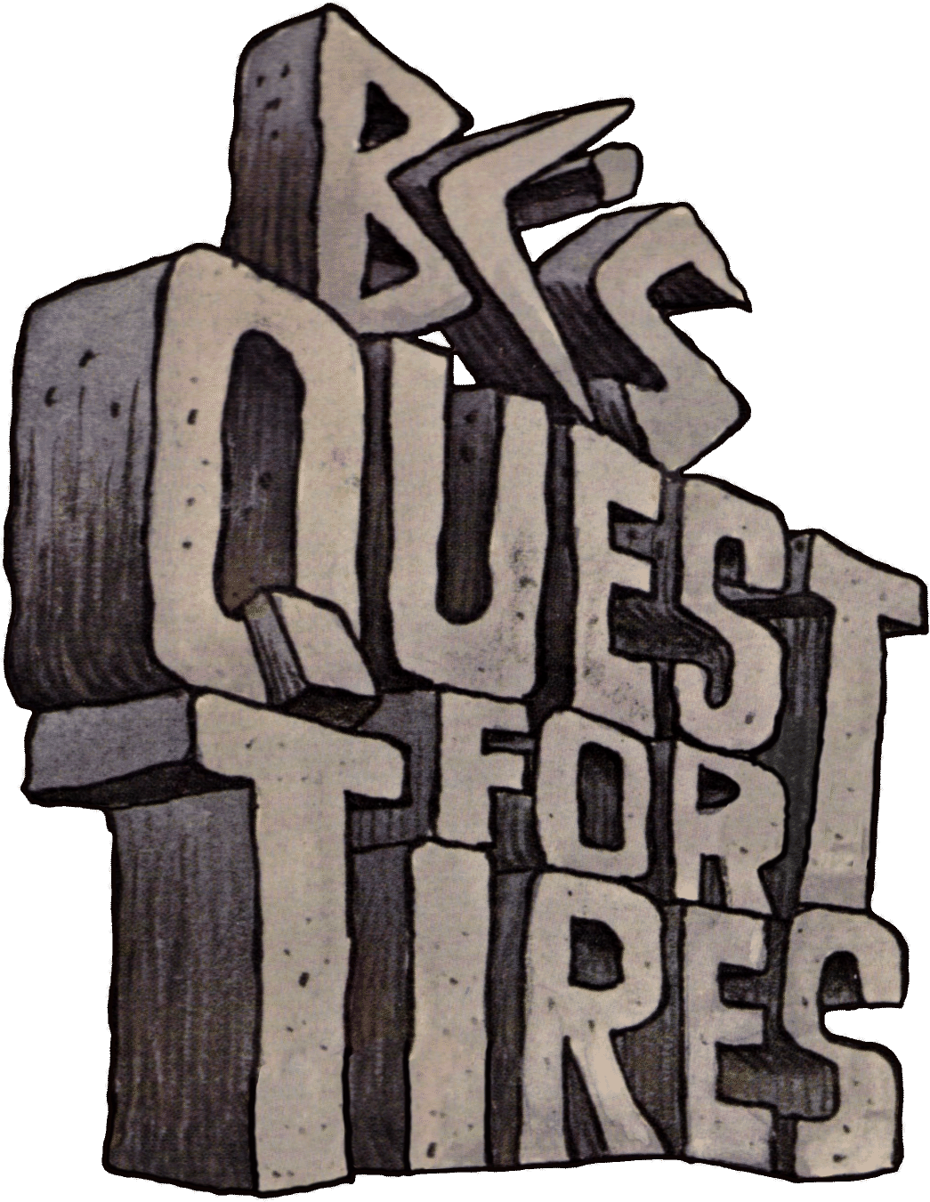 B.C.s Quest for Tires & B.C.s II: Grog's Revenge logo for Commodore 64